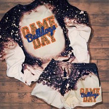 Load image into Gallery viewer, Bulldogs Game Day w/ Blue &amp; Orange Leopard - 12 Style Options