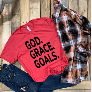 God. Grace. Goals. - Black Ink