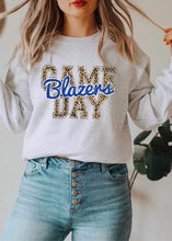 Load image into Gallery viewer, Blazer Game Day w/ Blue &amp; Leopard - 12 Style Options