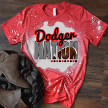 Load image into Gallery viewer, Dodger Nation w/ Football - Red &amp; Black Text - 13 Color Options