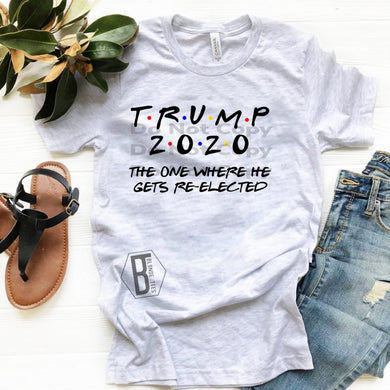 Friends Trump - The One Where He Gets Re-elected - Ash Grey