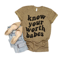 Load image into Gallery viewer, Know Your Worth Babes