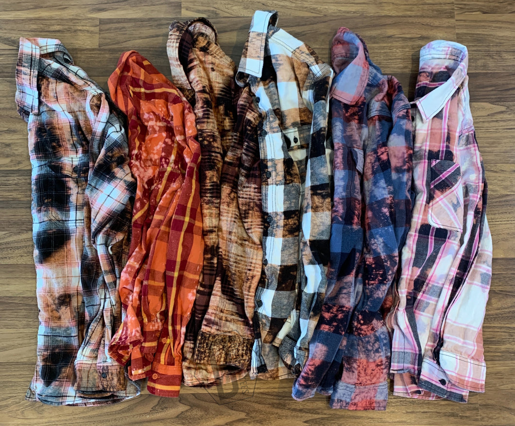 TIE-DYE - Acid Wash - Flannel