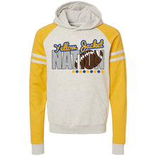 Load image into Gallery viewer, Yellow Jacket Nation w/ Football - Blue &amp; Gold Text - 15 Color Options