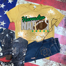 Load image into Gallery viewer, Harvester Nation w/ Football - Green &amp; Black Text - 14 Color Options