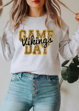 Load image into Gallery viewer, Vikings Game Day w/ Black &amp; Gold Leopard Print - 15 Color Options