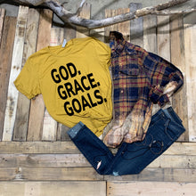 Load image into Gallery viewer, God. Grace. Goals. - Black Ink