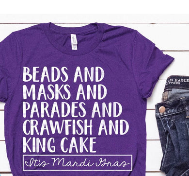 Mardi Gras - Purple Tee