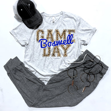 Boswell Game Day w/ Blue & Leopard Print - 5 Style Options