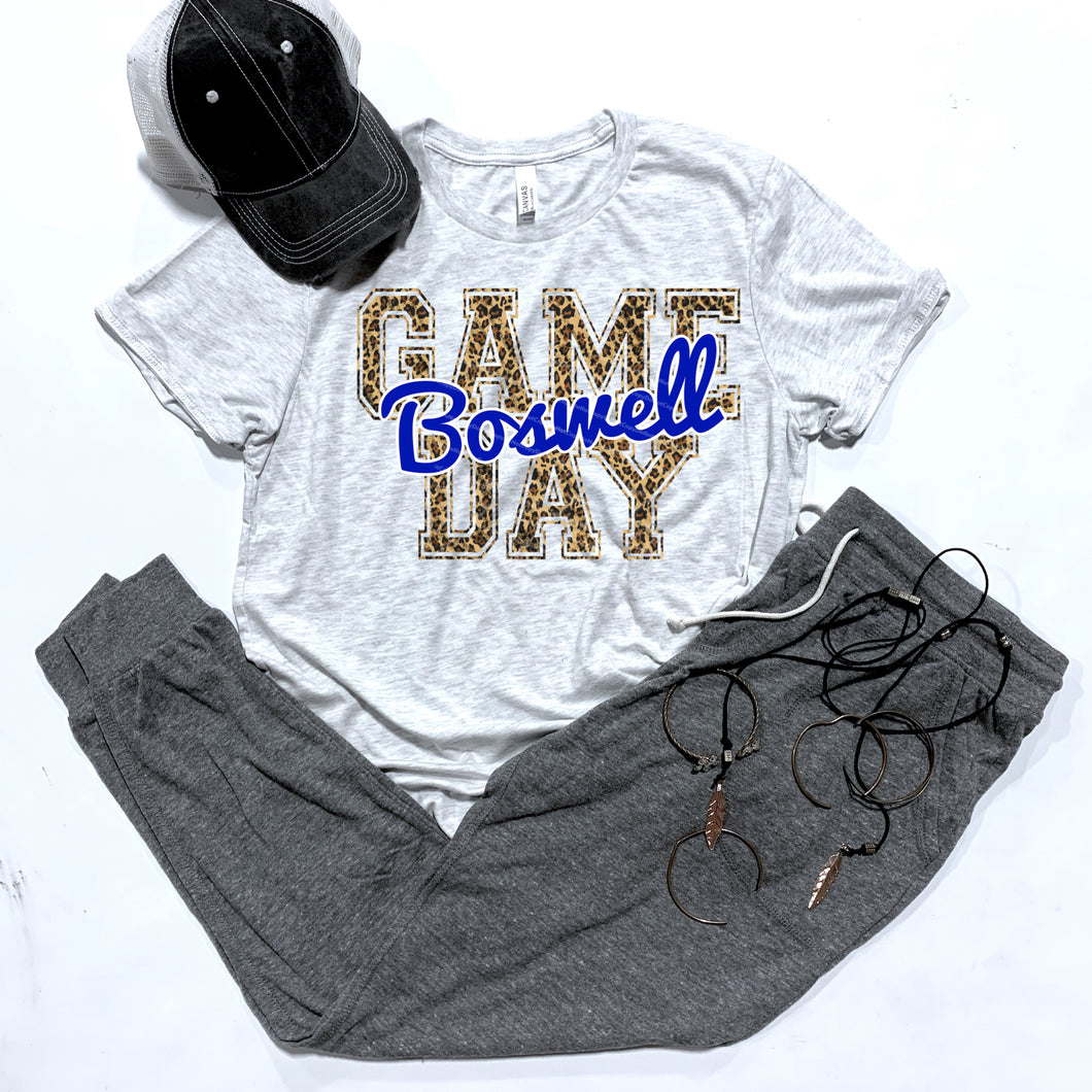 Boswell Game Day w/ Blue & Leopard Print - 5 Style Options