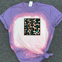 Load image into Gallery viewer, FORGIVEN w/ Teal Cross &amp; Leopard Print - T-Shirt / Sweatshirt Unisex Sizing