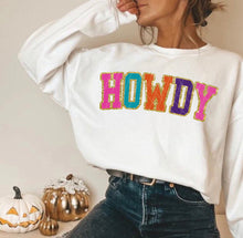 Load image into Gallery viewer, Howdy w/ Glitter Print