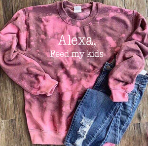 Alexa, Feed My Kids - White Ink