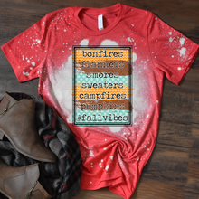 Load image into Gallery viewer, Fall Vibes - Bonfires Flannels Smores Sweaters Campfires Pumpkins