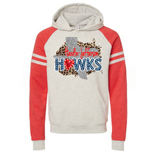 Load image into Gallery viewer, Hardin - Jefferson Hawks w/ Red &amp; Blue w/ Texas &amp; Leopard - 10 Color Options
