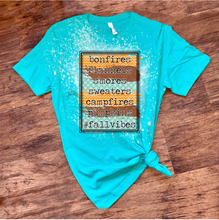 Load image into Gallery viewer, Fall Vibes - Bonfires Flannels Smores Sweaters Campfires Pumpkins
