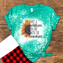 Load image into Gallery viewer, Just A Wildflower In Love With Sunshine w/ Sunflower
