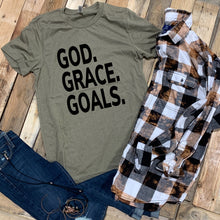 Load image into Gallery viewer, God. Grace. Goals. - Black Ink