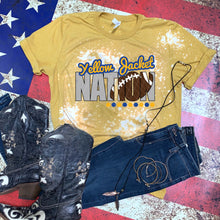 Load image into Gallery viewer, Yellow Jacket Nation w/ Football - Blue &amp; Gold Text - 15 Color Options