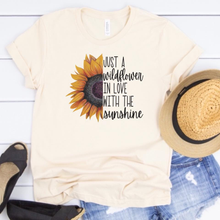 Load image into Gallery viewer, Just A Wildflower In Love With Sunshine w/ Sunflower