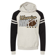 Load image into Gallery viewer, Warrior Nation w/ Football - Gold/Tan &amp; Black Text - 12 Color Options