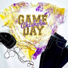 Load image into Gallery viewer, Chisholm Game Day w/ Purple &amp; Gold Leopard Print - 5 Style Options