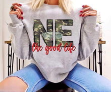 Load image into Gallery viewer, Nebraska State - NE the good life w/ Camo