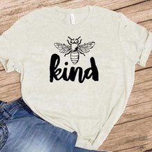 Load image into Gallery viewer, Bee Kind w/ Black Print