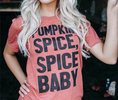 Pumpkin Spice Spice Baby  - Black Ink