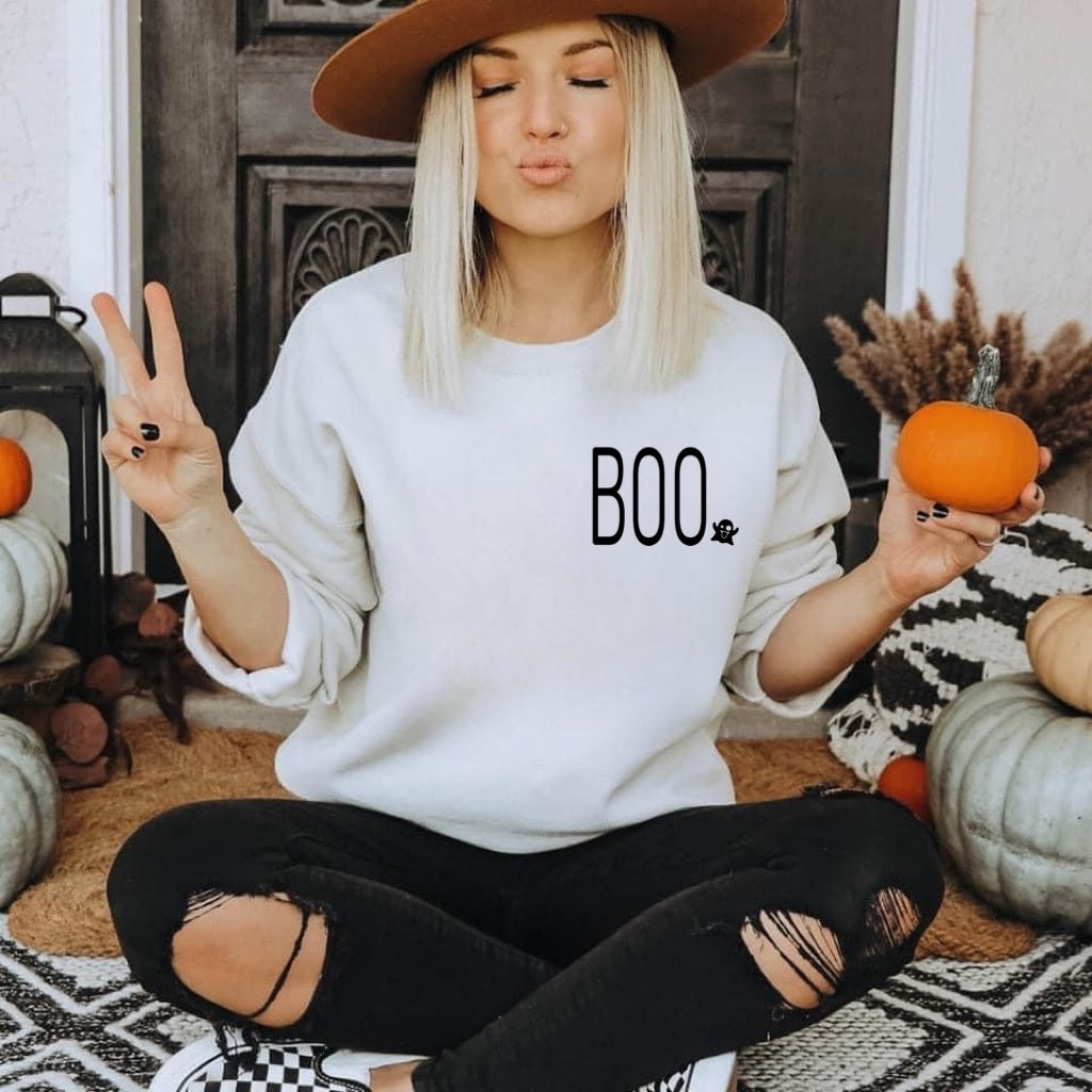 Boo w/ Lil Ghost - Black Ink