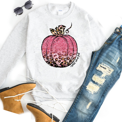 Wild About Fall - Pink Glitter Pumpkin