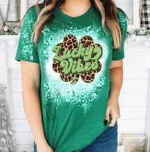 Load image into Gallery viewer, Lucky Vibes Leopard Print 4-Leaf Clover