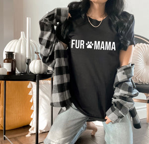 Fur Mama w/ Paw Print