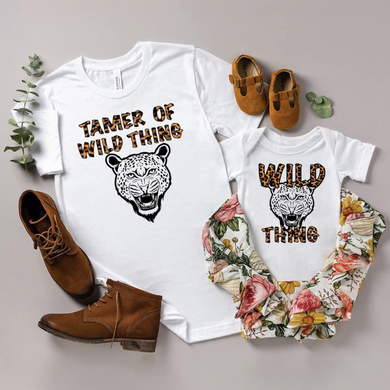 Mommy & Me - Tamer of Wild Thing/Wild Thing - White