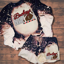 Load image into Gallery viewer, Buckeye Nation w/ Football - Red &amp; Black Text - 14 Color Options