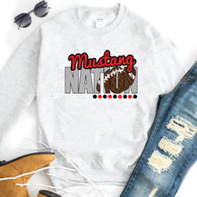 Load image into Gallery viewer, Mustang Nation w/ Football - Red &amp; Black Text - 13 Color Options