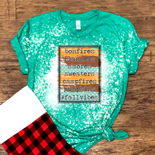 Load image into Gallery viewer, Fall Vibes - Bonfires Flannels Smores Sweaters Campfires Pumpkins