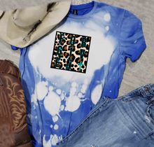 Load image into Gallery viewer, FORGIVEN w/ Teal Cross &amp; Leopard Print - T-Shirt / Sweatshirt Unisex Sizing