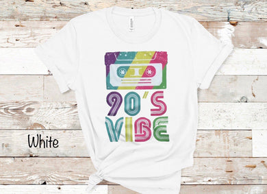 90’s Vibe - White Tee