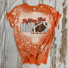 Load image into Gallery viewer, Fighting Illini Nation w/ Football - Blue &amp; Orange Text - 13 Color Options