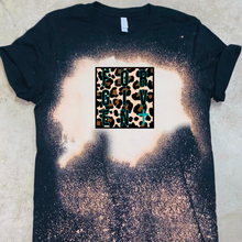 Load image into Gallery viewer, FORGIVEN w/ Teal Cross &amp; Leopard Print - T-Shirt / Sweatshirt Unisex Sizing