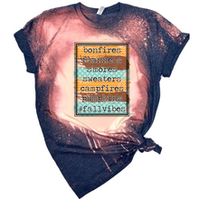 Load image into Gallery viewer, Fall Vibes - Bonfires Flannels Smores Sweaters Campfires Pumpkins