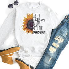 Load image into Gallery viewer, Just A Wildflower In Love With Sunshine w/ Sunflower
