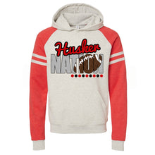 Load image into Gallery viewer, Husker Nation w/ Football - Red &amp; Black Text - 15 Color Options