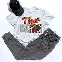 Load image into Gallery viewer, Tiger Nation w/ Football - Orange &amp; Black Text - 13 Color Options