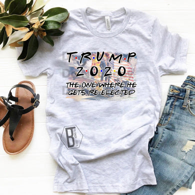 Friends Trump - The One Where He Gets Re-elected - W/ Background