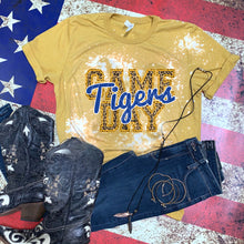 Load image into Gallery viewer, Tigers Game Day w/ Blue &amp; Gold Leopard Print - 14 Color Options