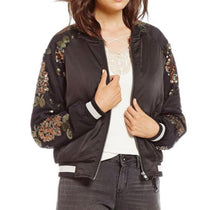 Load image into Gallery viewer, Tabby Floral Lace Bomber Jacket