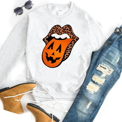 Kiss Tongue w/ Leopard & Pumpkin