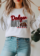 Load image into Gallery viewer, Dodger Nation w/ Football - Red &amp; Black Text - 13 Color Options